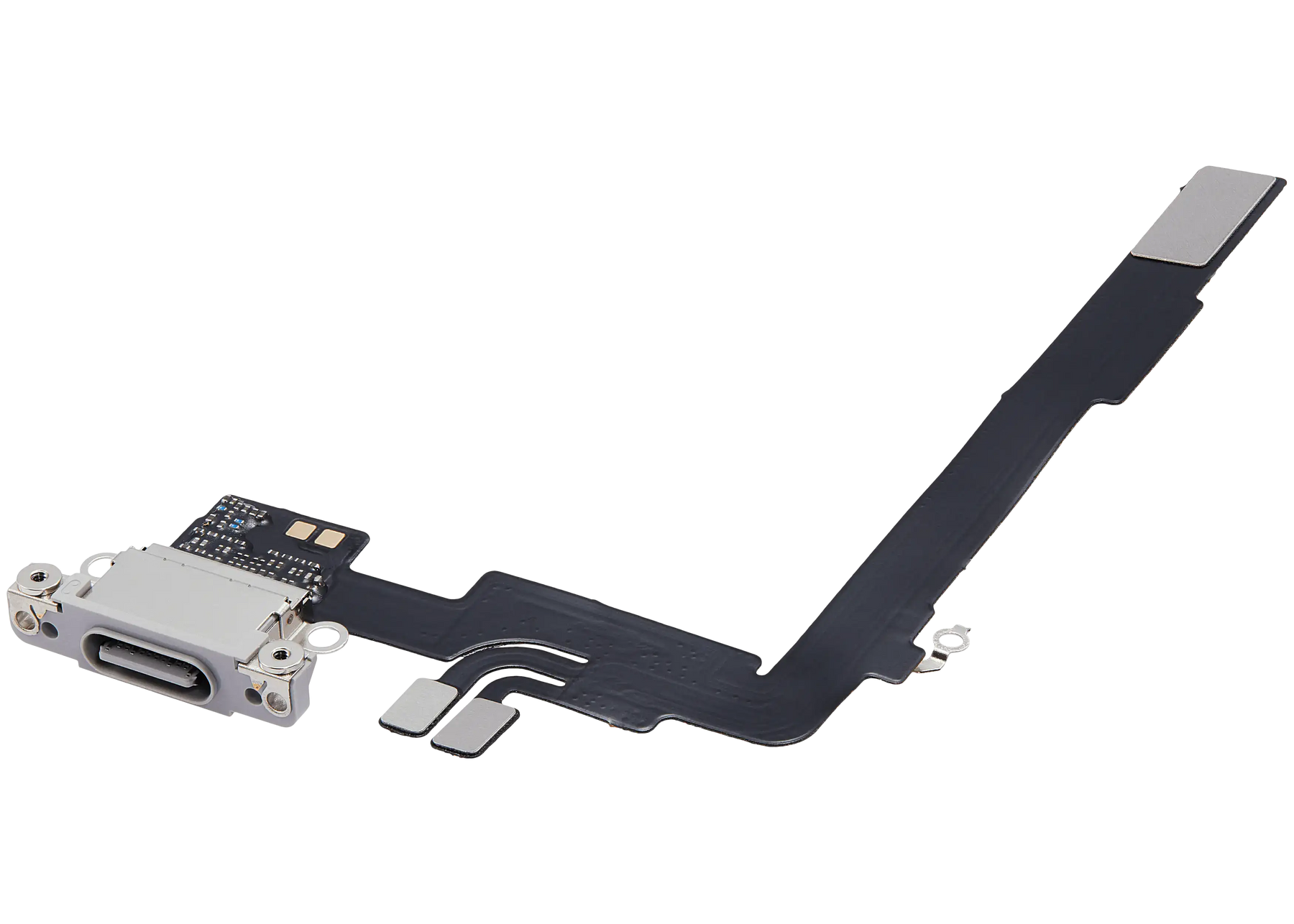 Charging Port Flex Cable Compatible For iPhone 16 Pro Max (Aftermarket Plus) (White Titanium)