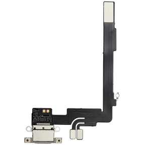 Charging Port Flex Cable Compatible For iPhone 16 Pro Max (Aftermarket Plus) (Natural Titanium)