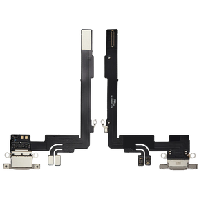 Charging Port Flex Cable Compatible For iPhone 16 Pro Max (Aftermarket Plus) (Natural Titanium)