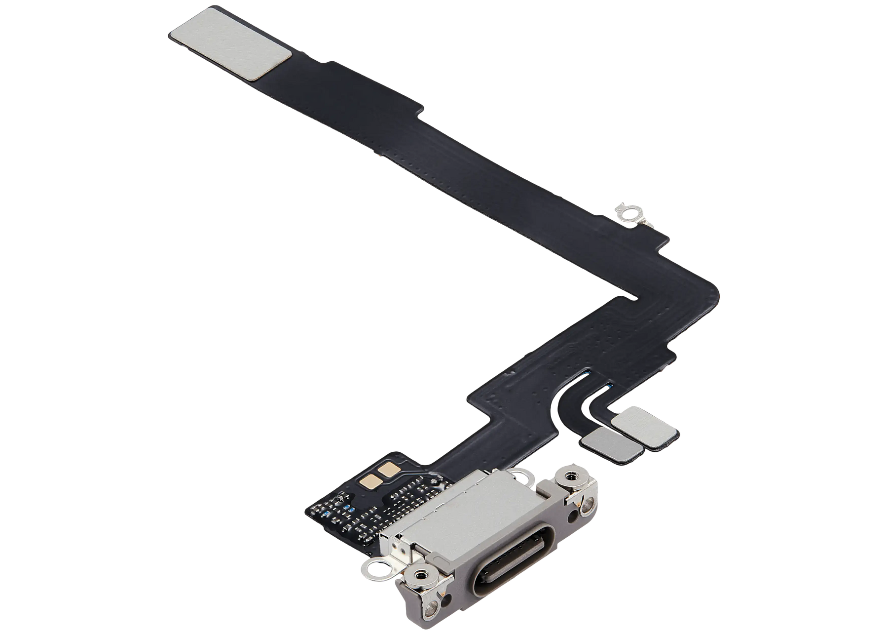 Charging Port Flex Cable Compatible For iPhone 16 Pro Max (Aftermarket Plus) (Natural Titanium)