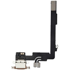 Charging Port Flex Cable Compatible For iPhone 16 Pro Max (Aftermarket Plus) (Desert Titanium)
