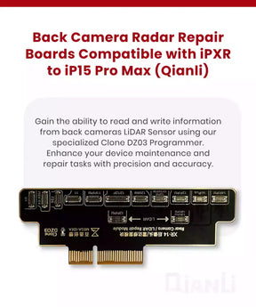 Clone-DZ03 Back Camera Radar Repair Board Compatible For iPhone XR-15 Pro Max (Qianli)