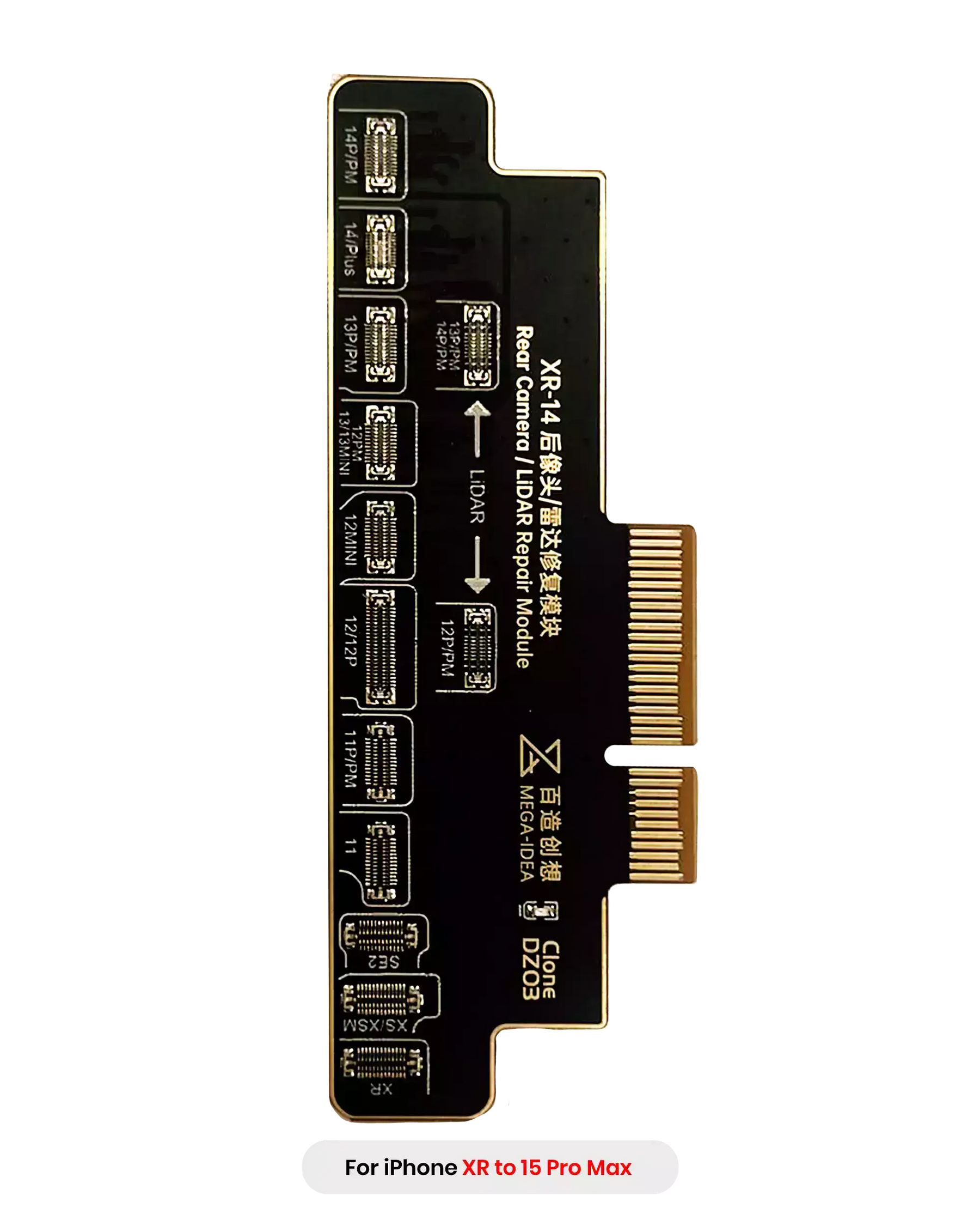 Clone-DZ03 Back Camera Radar Repair Board Compatible For iPhone XR-15 Pro Max (Qianli)