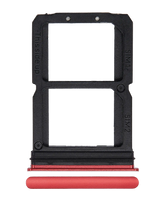 Replacement Sim Card Tray Compatible For OnePlus 6 (A6000 / A6003) (Amber Red)