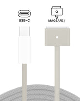 140W USB-C to MagSafe 3 Charging Cable (6ft) For MacBook Pro (OEM Grade A) (Bulk Packaging) (Starlight)
