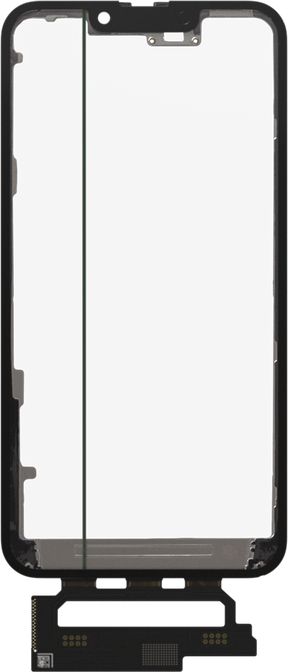 4 in 1 Short Flex (Digitizer Touch With Glass + OCA + Frame Pre-installed) Compatible For iPhone 13 (OCA Master)