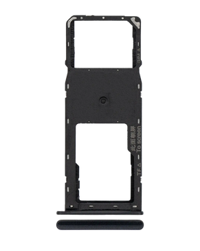 Single Sim Card Tray Compatible For Samsung Galaxy A10S (A107 / 2019) / A20S (A207 / 2019) (Black)