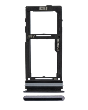 Replacement Single Sim Card Tray Compatible For Samsung Galaxy A52 4G (A525 / 2021) / 5G (A526 / 2021) A52S 5G (A528 / 2021) (Awesome Black)