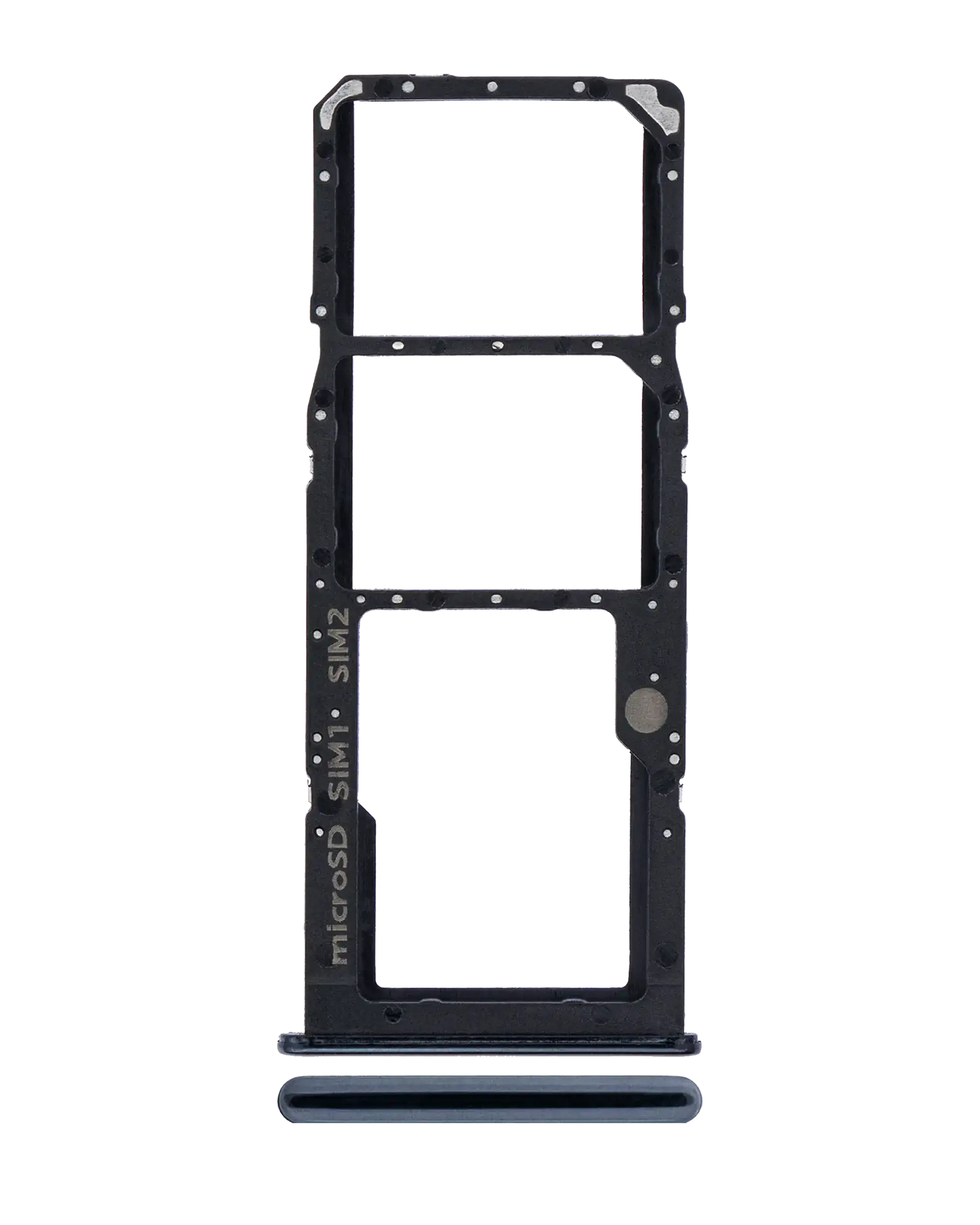 Dual Sim Card Tray Compatible For Samsung Galaxy A50S (A507 / 2019) (Prism Crush Black)