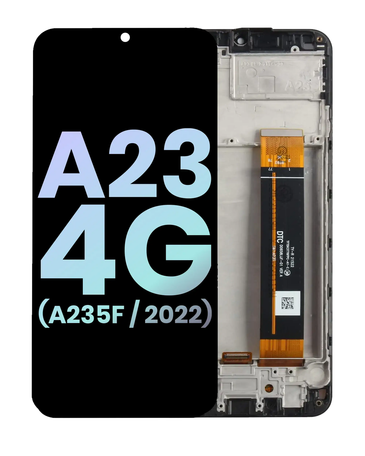 LCD Assembly With Frame Compatible For Samsung Galaxy A23 4G (A235F / 2022) (International Version) (Service Pack) (All Colors)