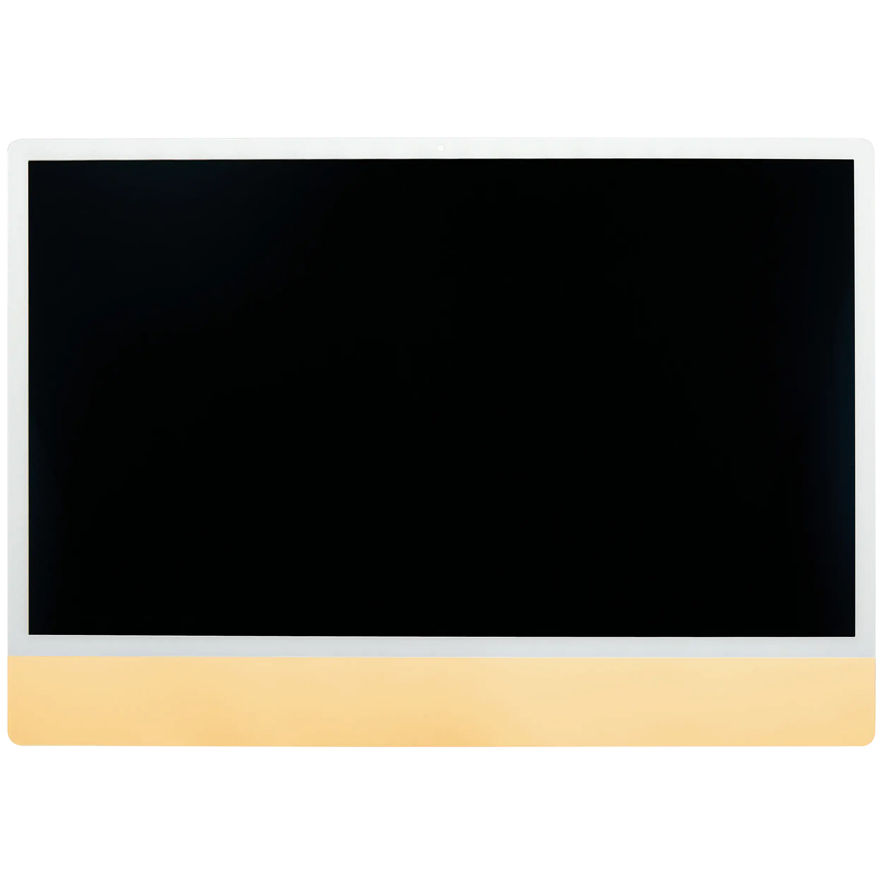Complete LCD Display Assembly For iMac 24" A2874 / A2873 (2023) / A2438 (2021) (LG204A-215 LM235UH1 SDD1) (Used OEM Pull: Grade A)（Small Camera hole）(Yellow)