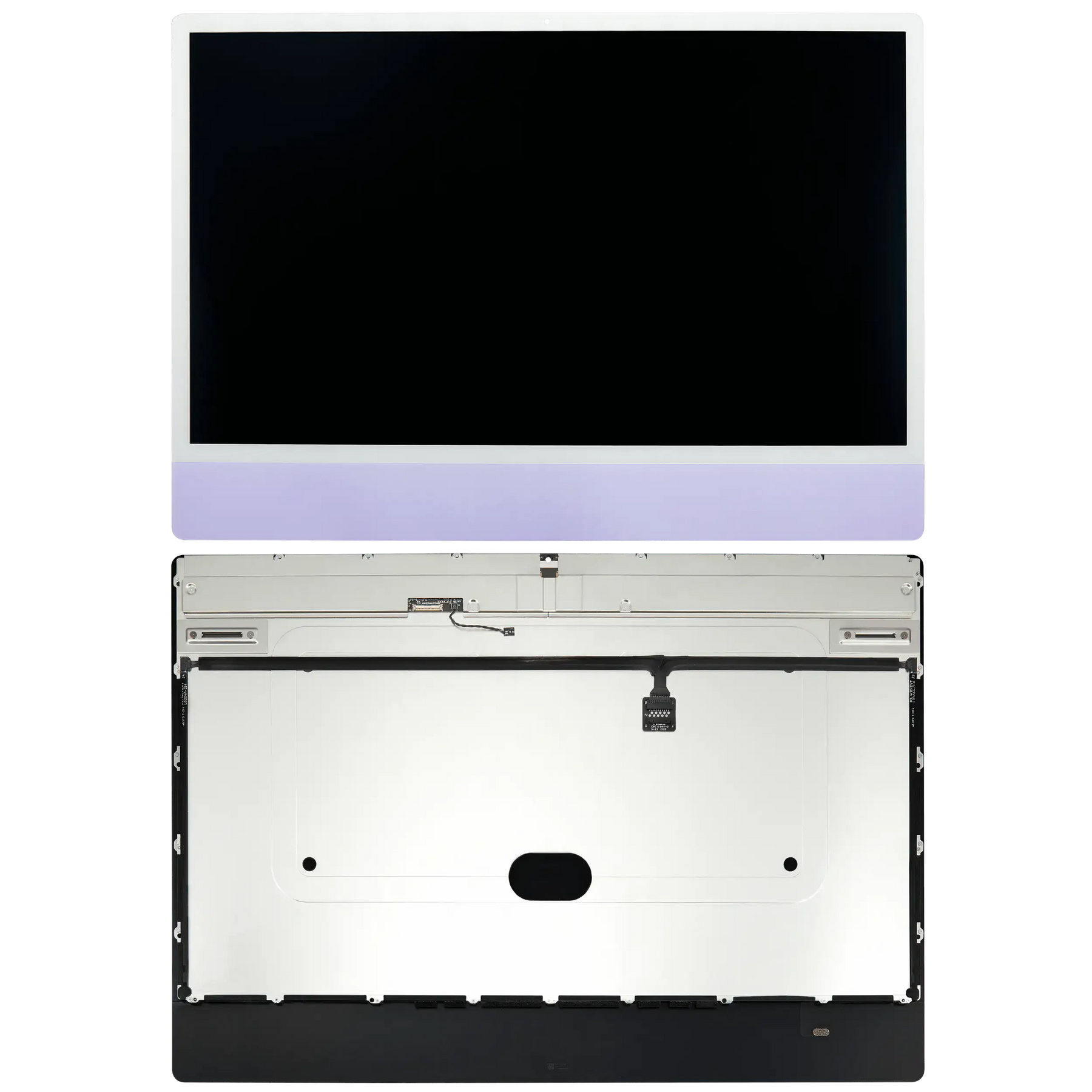 Complete LCD Display Assembly Compatible For iMac 24" M1 M3 (A2874 / A2438 / A2873 / A2439) (LG204A-215 LM235UH1 SDD1) (Used OEM Pull: Grade A) (Purple)
