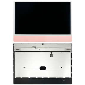 Complete LCD Display Assembly For iMac 24" A2874 / A2873 (2023) / A2438 (2021) (LG204A-215 LM235UH1 SDD1) (Used OEM Pull: Grade A) （Small Camera hole）(Pink)