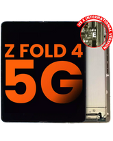 Inner OLED Assembly With Frame Compatible For Samsung Galaxy Z Fold 4 5G Replacement (US & International) (Blemish: Grade C) (Beige)