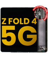 Replacement Inner OLED Assembly With Frame Compatible For Samsung Galaxy Z Fold 4 5G (US & International) (Refurbished) (Phantom Black)