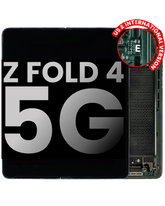 Replacement Inner OLED Assembly With Frame Compatible For Samsung Galaxy Z Fold 4 5G (US & International) (Used OEM Pull: Grade A) (Graygreen)