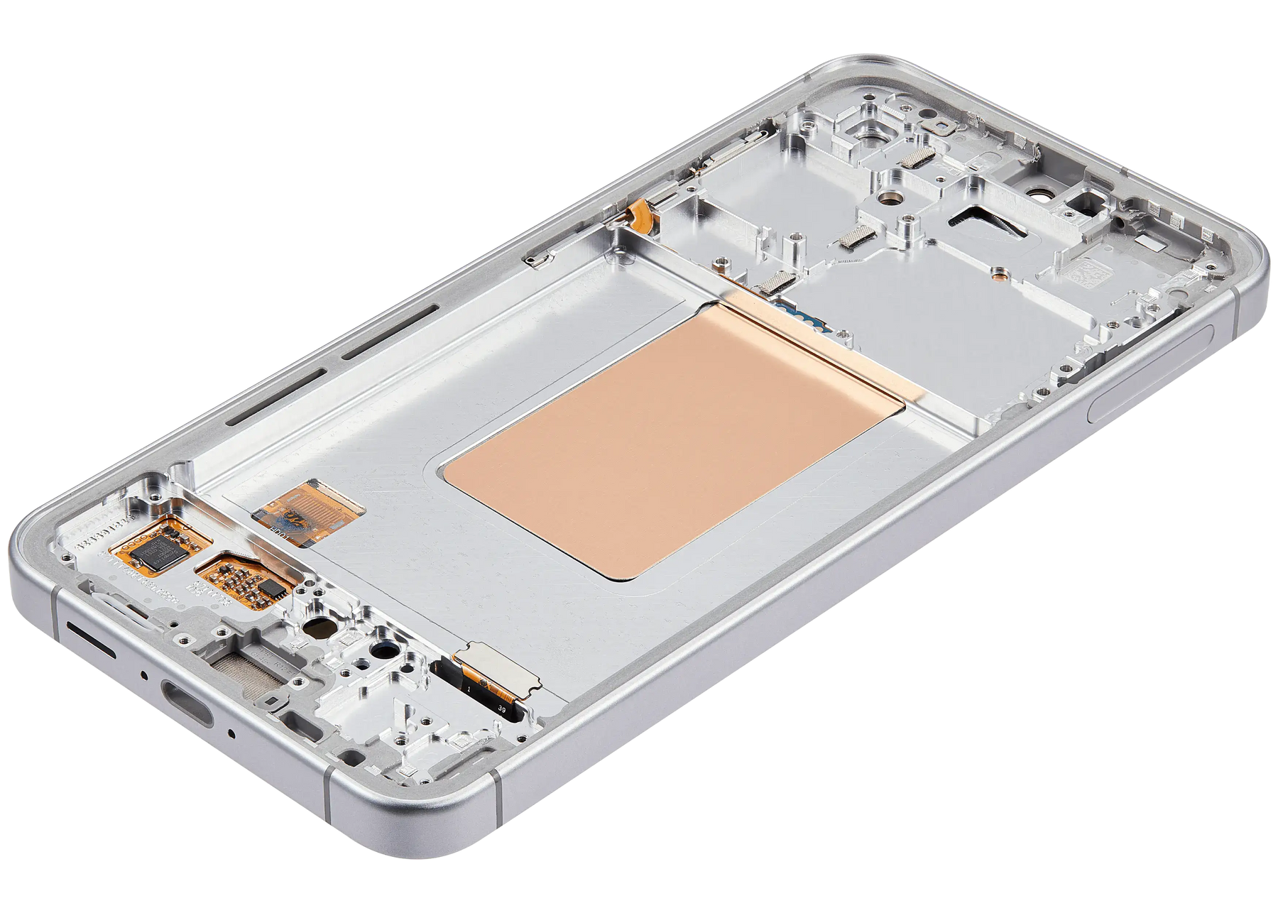 OLED Assembly With Frame Compatible For Samsung Galaxy S24 FE 5G (US & International Version) (Refurbished) (Gray)