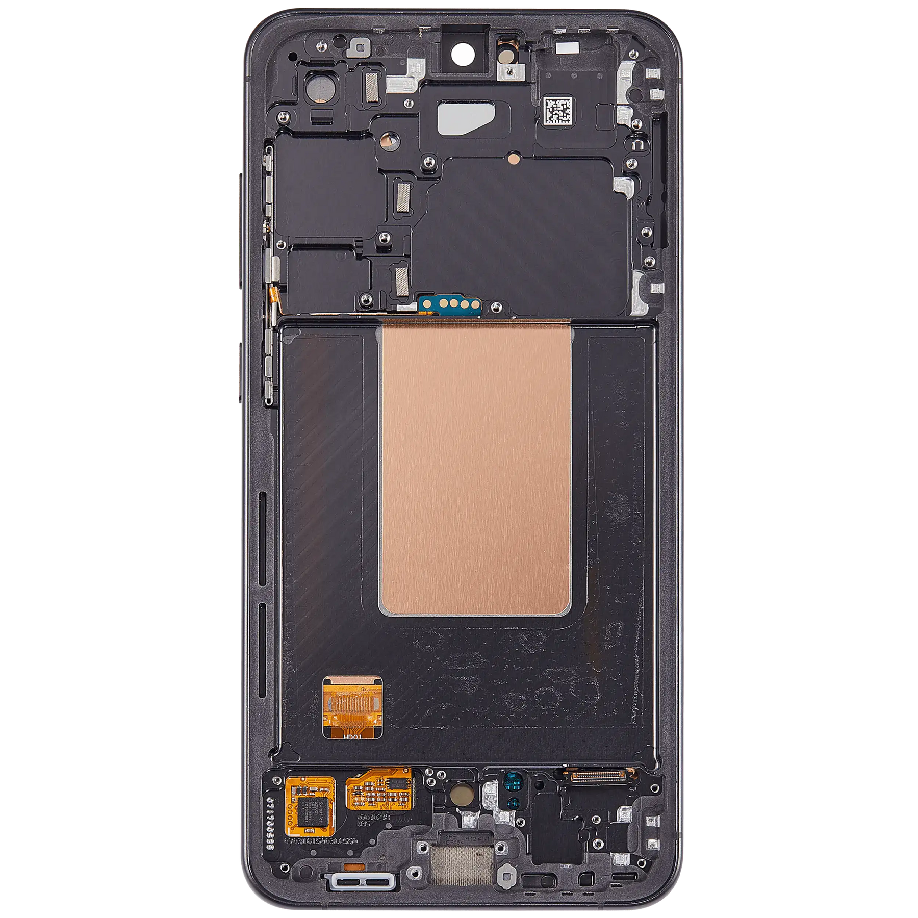 OLED Assembly With Frame Compatible For Samsung Galaxy S24 FE 5G (Refurbished) (US & International Version) (Graphite)