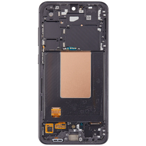 OLED Assembly With Frame Compatible For Samsung Galaxy S24 FE 5G (Refurbished) (US & International Version) (Graphite)