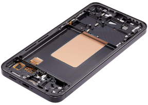 OLED Assembly With Frame Compatible For Samsung Galaxy S24 FE 5G (Refurbished) (US & International Version) (Graphite)