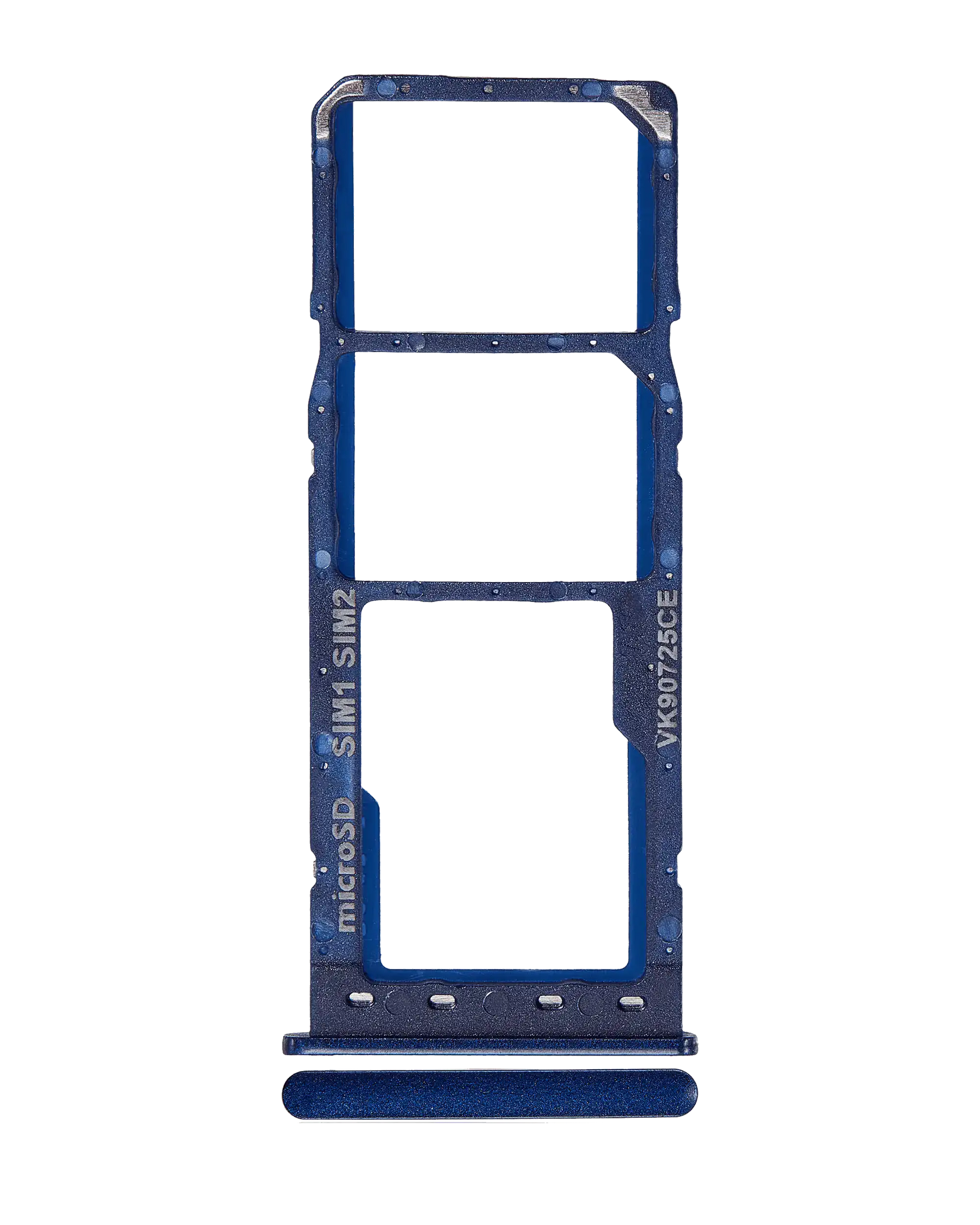 Dual Sim Card Tray Compatible For Samsung Galaxy A10 (A105 / 2019) (Blue)