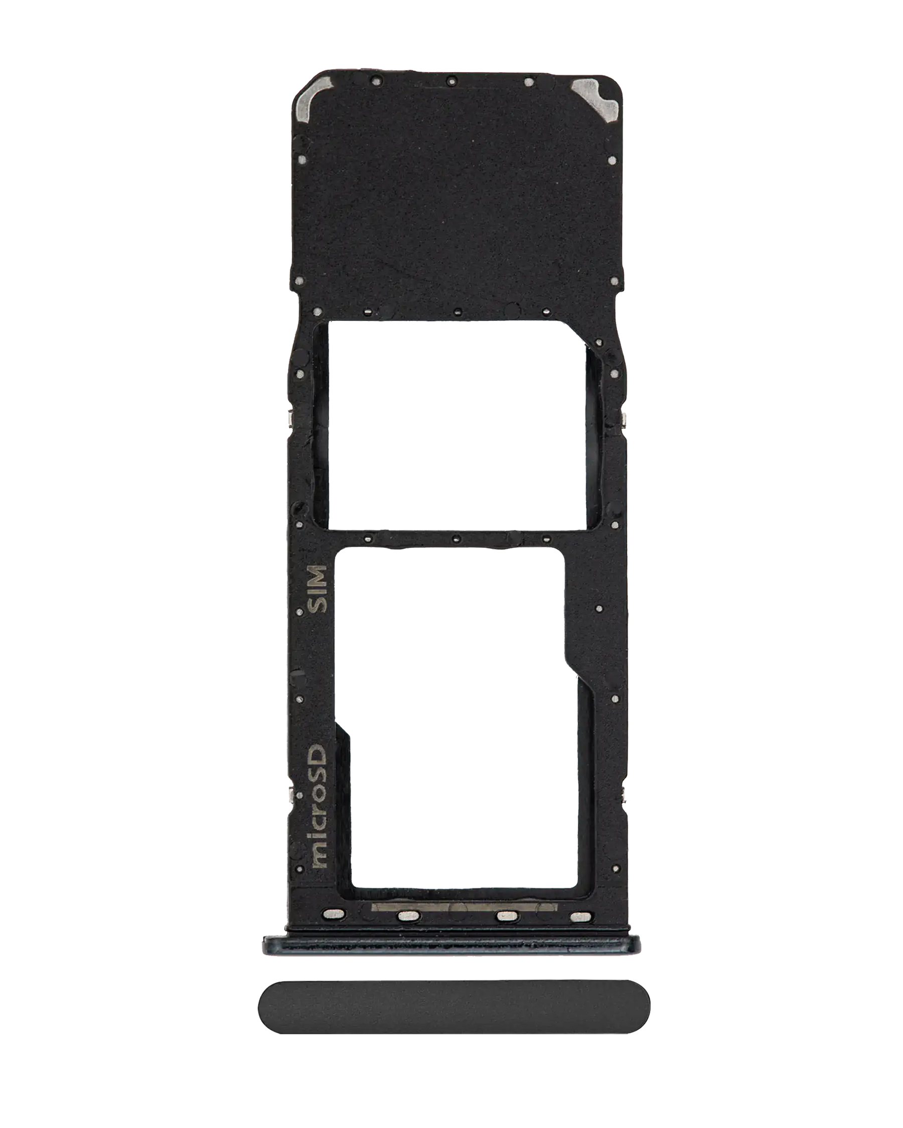 Single Sim Card Tray Compatible For Samsung Galaxy A20 (A205 / 2019) / A30 (A305 / 2019) / A50 (A505 / 2019) (Black)