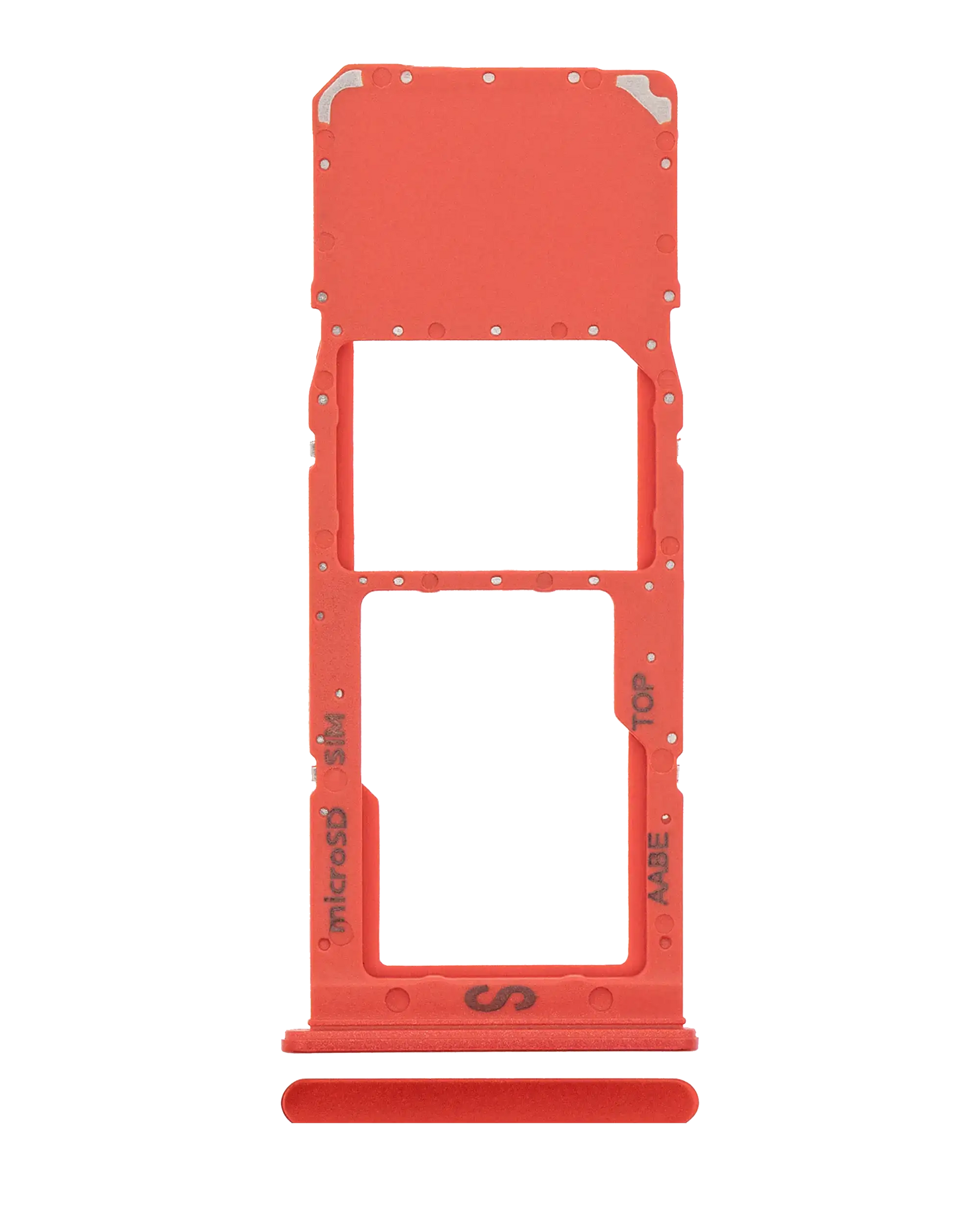 Single Sim Card Tray Compatible For Samsung Galaxy A02 (A022 / 2020) (Red)