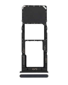 Single Sim Card Tray Compatible For Samsung Galaxy A02 (A022 / 2020) (Black)