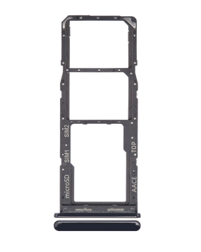 Dual Sim Card Tray Compatible For Samsung Galaxy A13 (A135 / 2022) (Black)