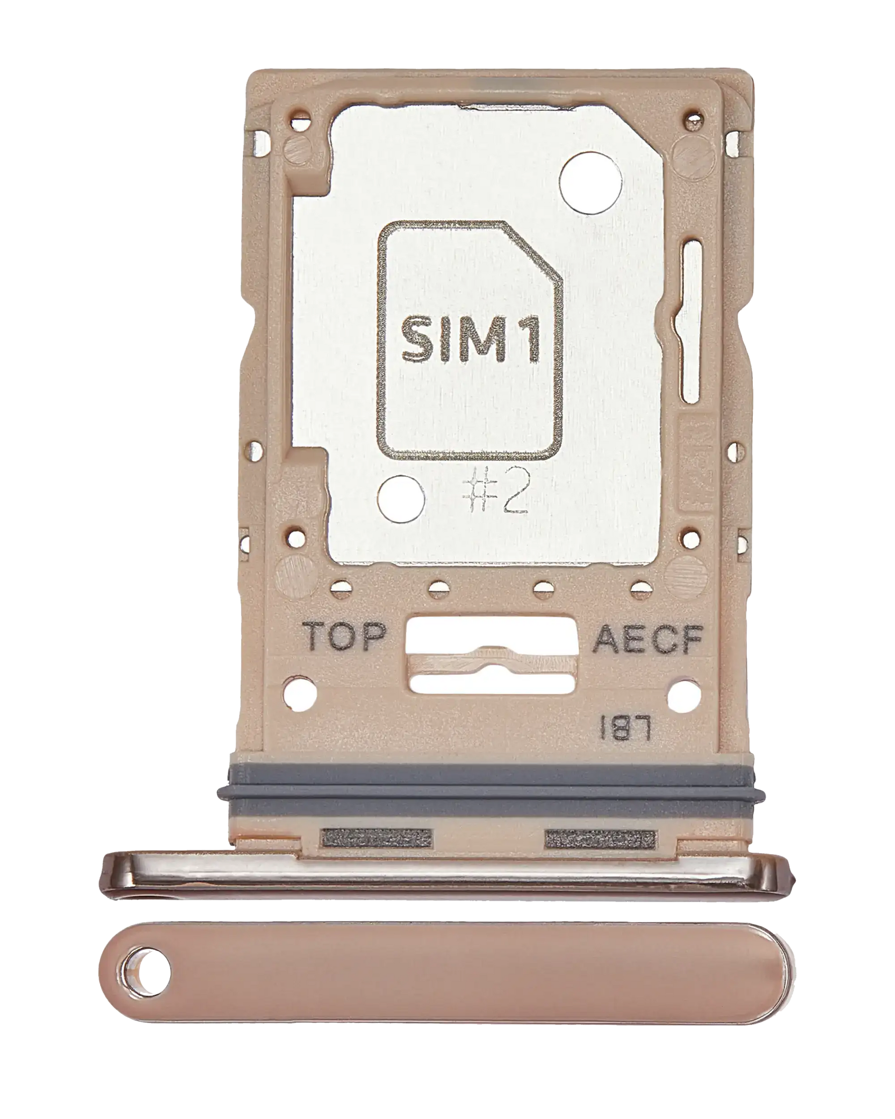 Replacement Dual Sim Card Tray Compatible For Samsung Galaxy A53 5G (A536 / 2022) (Peach)