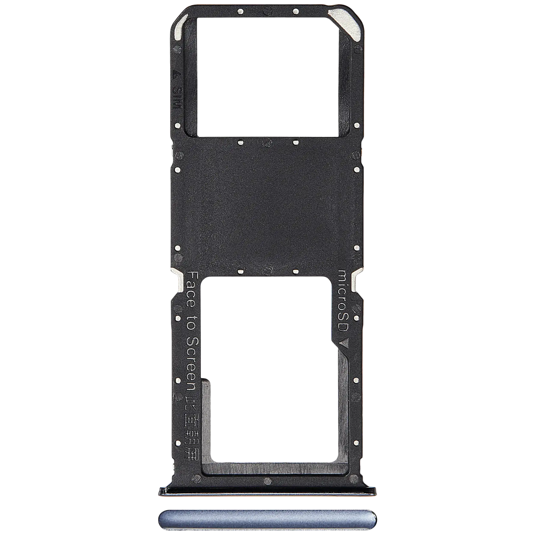 Single Sim Card Tray Compatible For OnePlus Nord N200 5G Replacement by Macfactory.in (Blue Quantum)