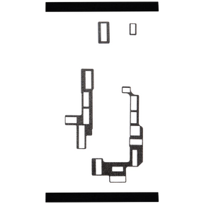 Mainboard Inline Insulator Sticker Compatible For iPhone 16 / 16 Plus (5 Piece Set) (10 Pack)