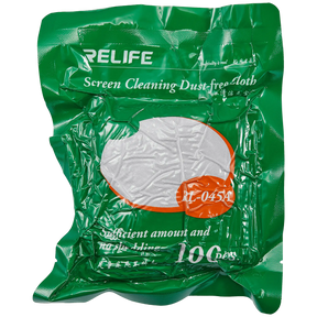 RL-045A Screen Cleaning Dust-free Cloth (100 Pack) (Relife)