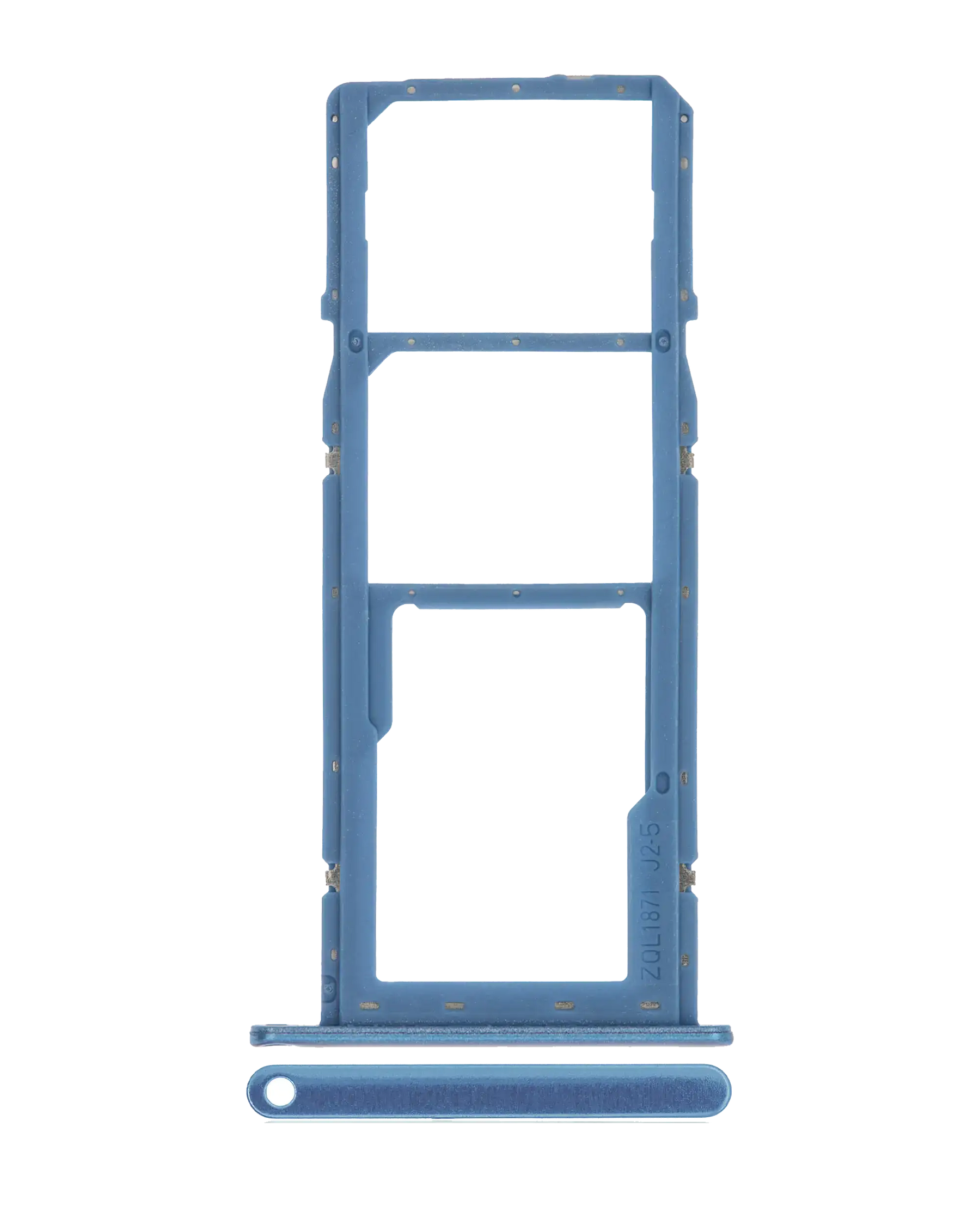 Dual Sim Card Tray Compatible For Samsung Galaxy A11 (A115 / 2020) (Blue)