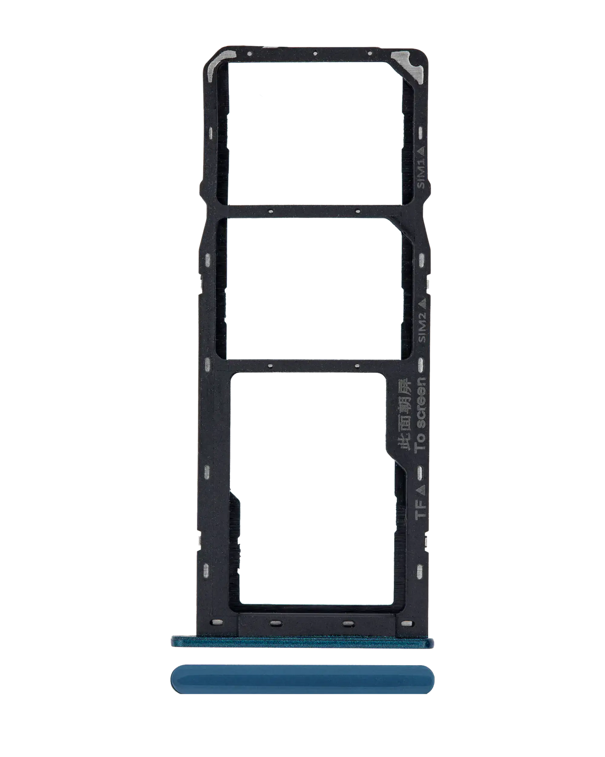 Dual Sim Card Tray Compatible For Samsung Galaxy A10s (A107 / 2019) / A20s (A207 / 2019) (Green)