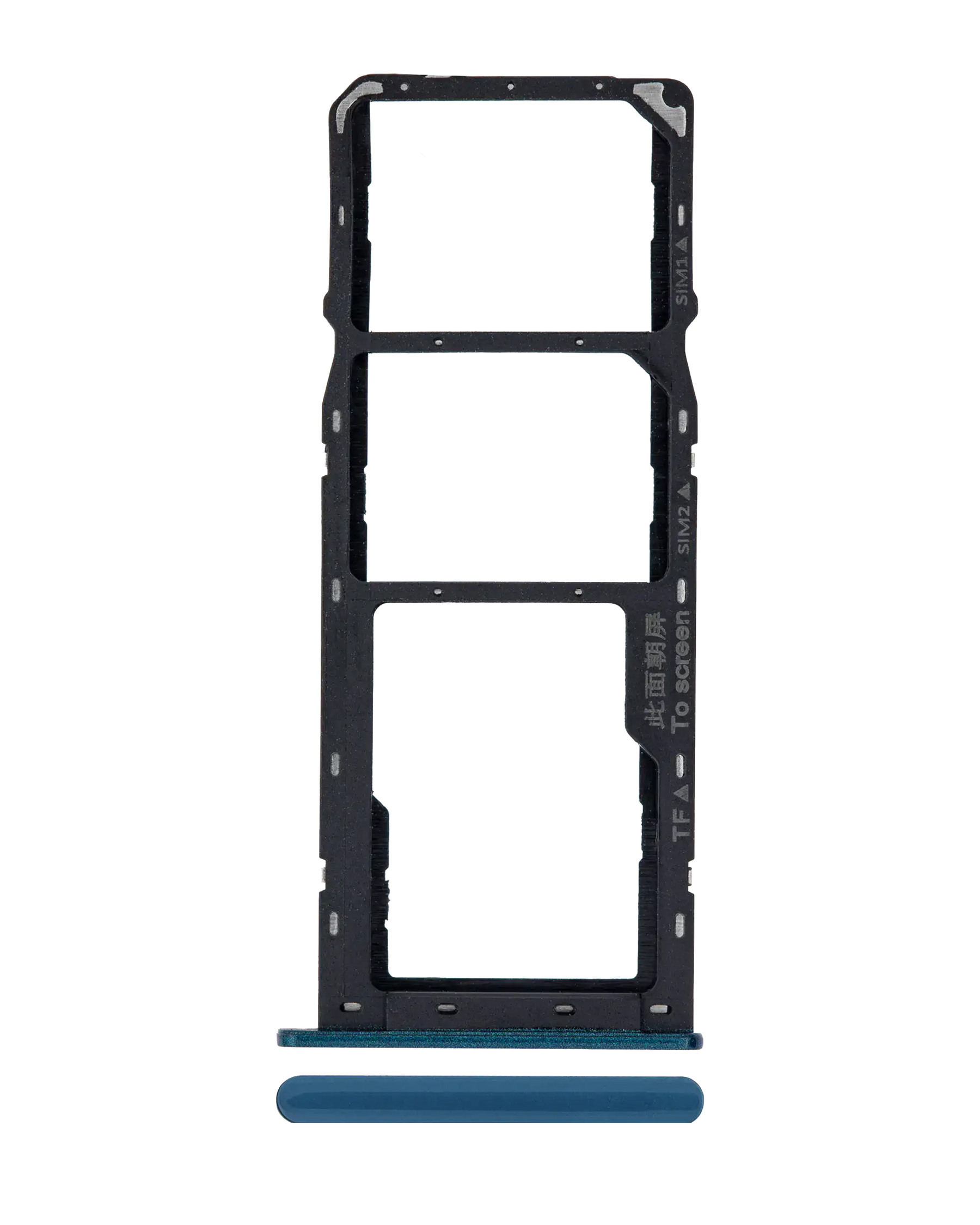 Dual Sim Card Tray Compatible For Samsung Galaxy A10s (A107 / 2019) / A20s (A207 / 2019) (Green)