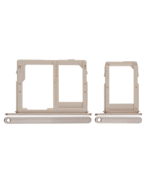 Sim Card Tray Replacement Compatible For Samsung Galaxy A6 (A600 / 2018) / A6 Plus (A605 / 2018) (Gold)