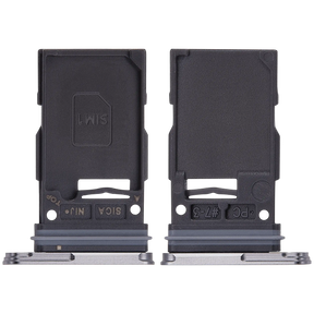 Replacement Single Sim Card Tray Compatible For Samsung Galaxy S25 / S25 Plus (Premium) (Silver Shadow)