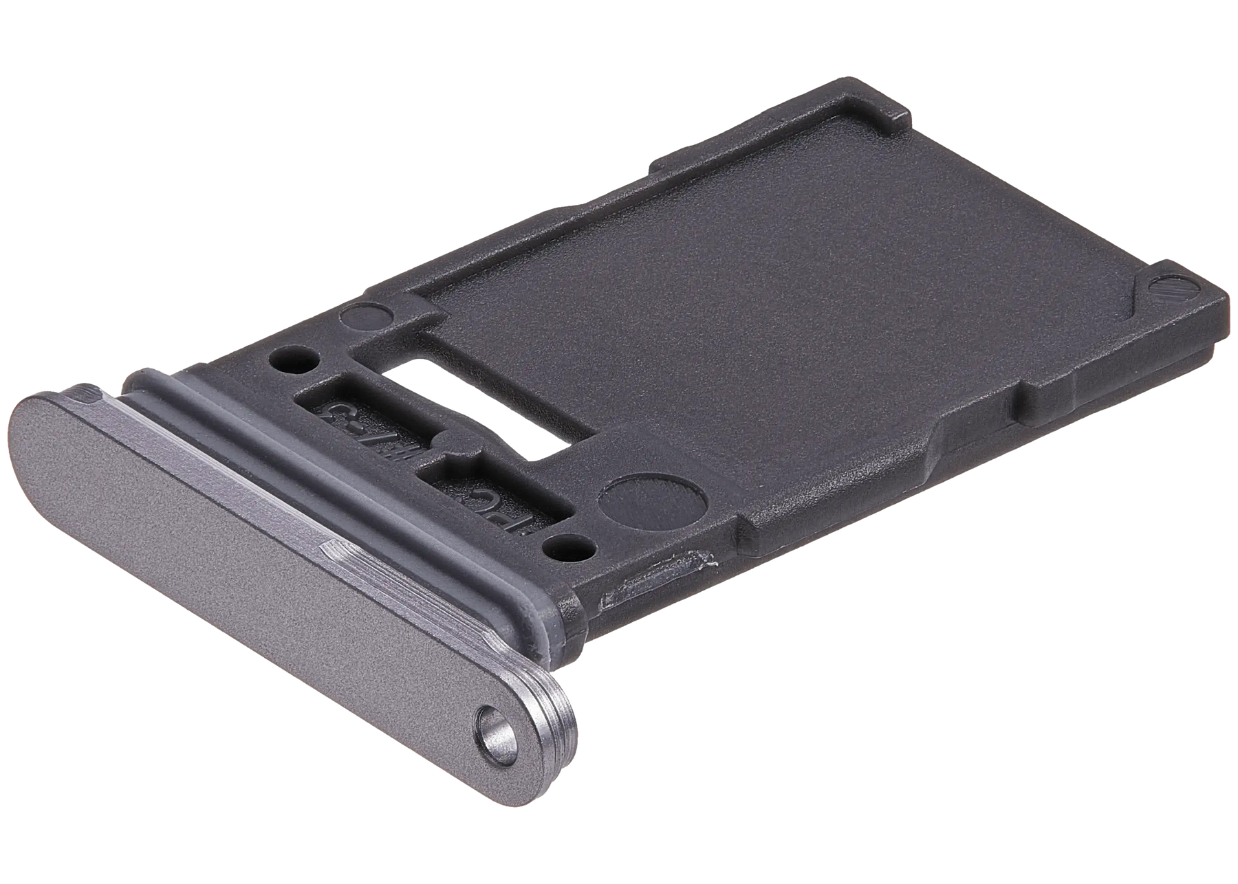 Single Sim Card Tray Replacement Compatible For Samsung Galaxy S25 / S25 Plus (Premium) (Silver Shadow)