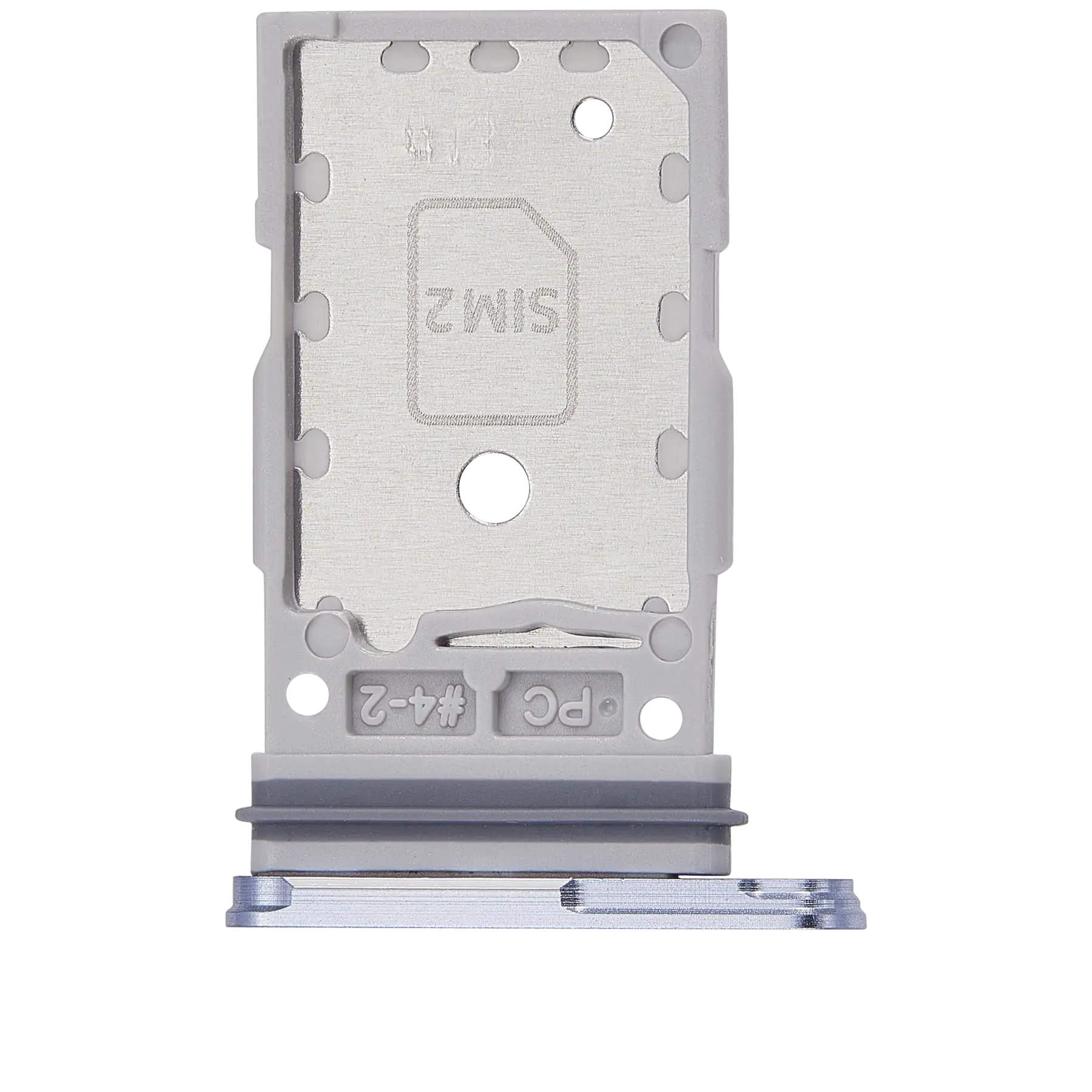 Dual Sim Card Tray Replacement Compatible For Samsung Galaxy S25 / S25 Plus (Premium) (Iceblue)