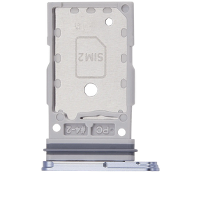 Dual Sim Card Tray Replacement Compatible For Samsung Galaxy S25 / S25 Plus (Premium) (Iceblue)