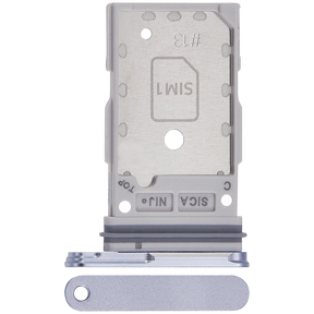 Dual Sim Card Tray Compatible For Samsung Galaxy S25 / S25 Plus Replacement (Premium) (Iceblue)