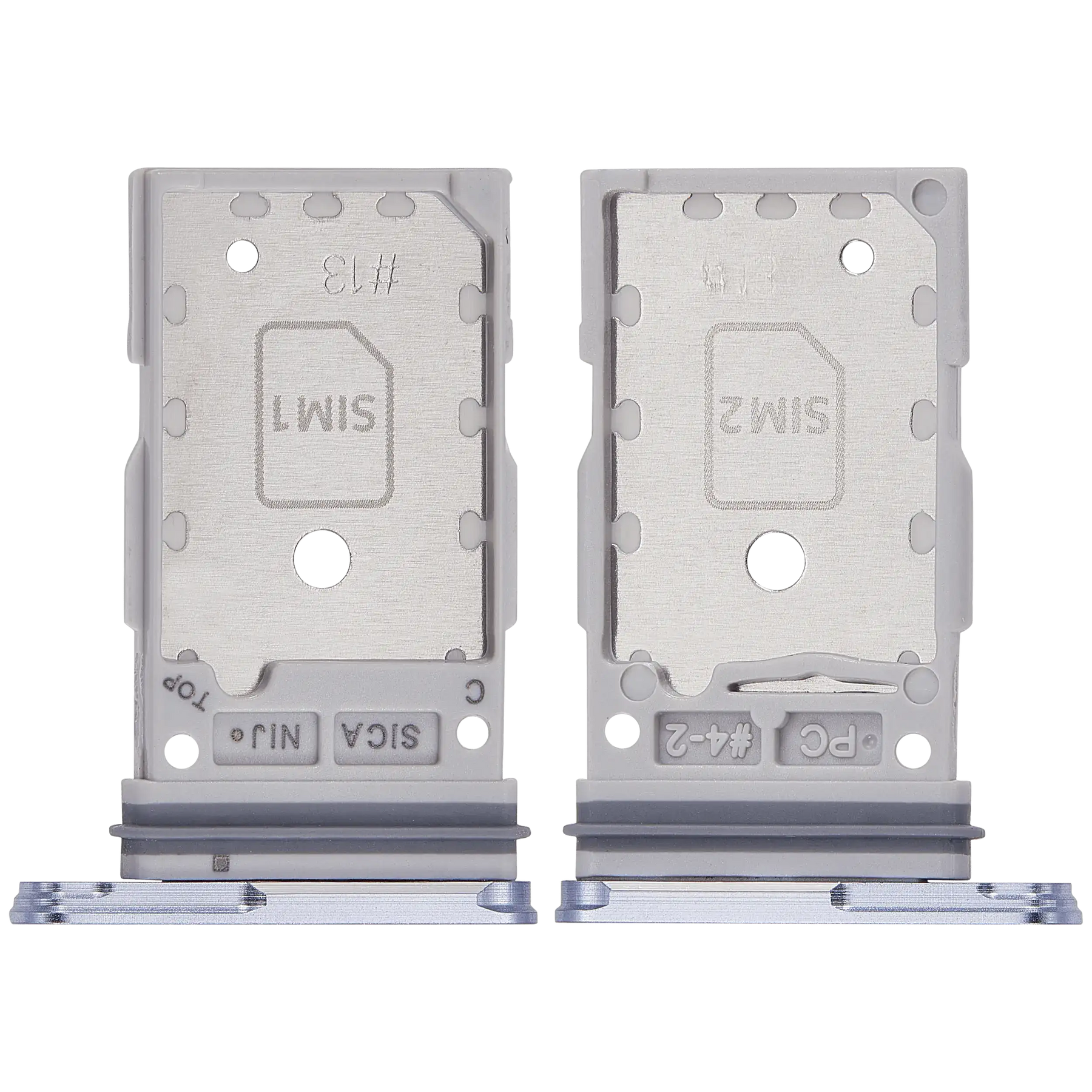 Dual Sim Card Tray Compatible For Samsung Galaxy S25 / S25 Plus Replacement (Premium) (Iceblue)