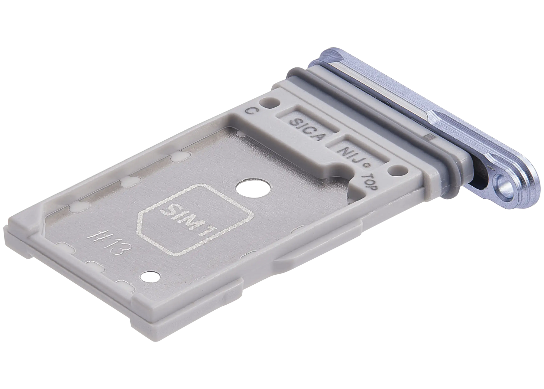 Dual Sim Card Tray Replacement Compatible For Samsung Galaxy S25 / S25 Plus (Premium) (Iceblue)