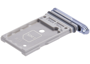 Dual Sim Card Tray Replacement Compatible For Samsung Galaxy S25 / S25 Plus (Premium) (Iceblue)