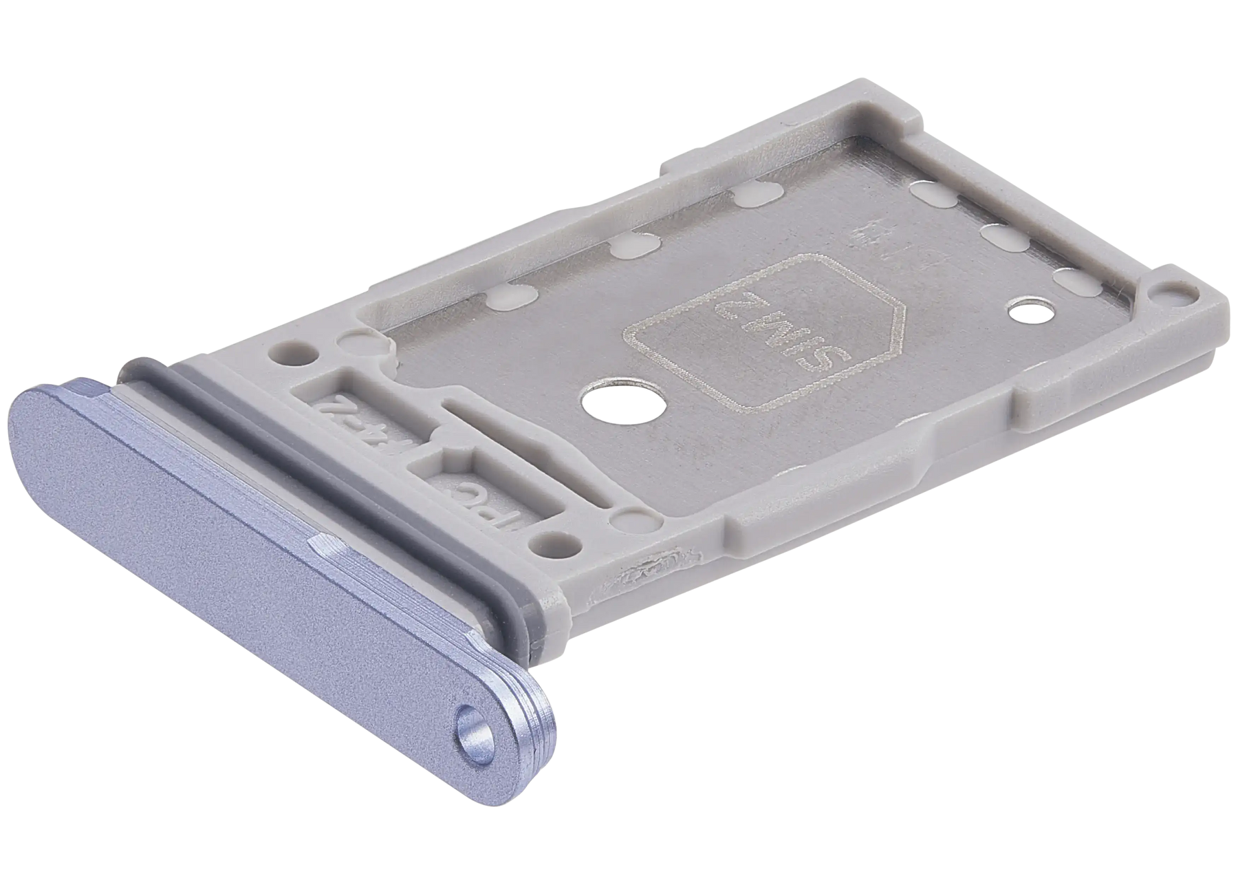 Dual Sim Card Tray Compatible For Samsung Galaxy S25 / S25 Plus Replacement (Premium) (Iceblue)