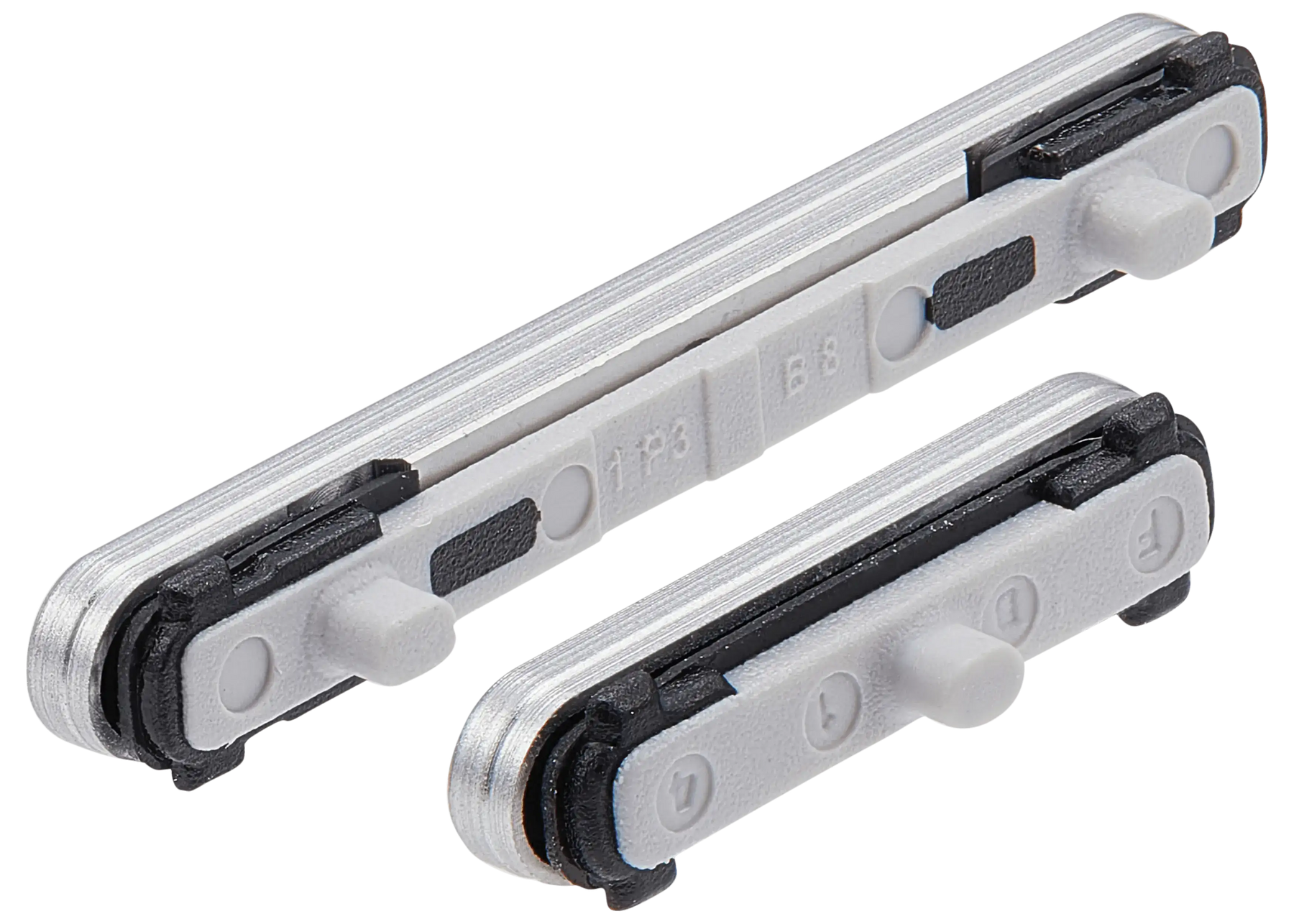 Replacement Hard Buttons (Power / Volume) Compatible For Samsung Galaxy S25 Ultra (Titanium Silver)