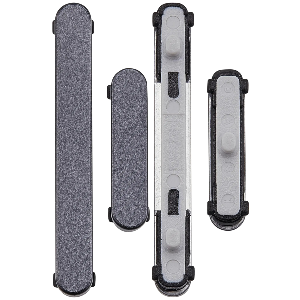 Replacement Hard Buttons (Power / Volume) Compatible For Samsung Galaxy S25 Ultra (Titanium Black)
