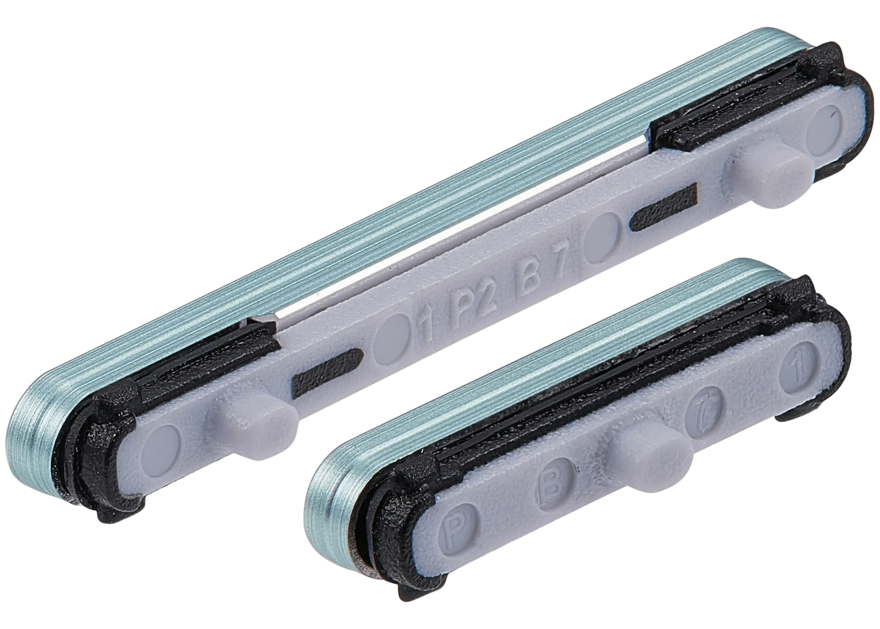 Hard Replacement Buttons (Power / Volume) Compatible For Samsung Galaxy S25 / S25 Plus (Premium) (Mint)