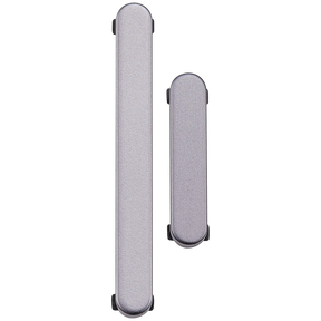 Hard Buttons Replacement (Power / Volume) Compatible For Samsung Galaxy S25 / S25 Plus (Premium) (Silver Shadow)